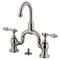 Kingston Brass KS7998TAL Bridge Bathroom Faucet, Brushed Nickel KS7998TAL - alternate 1